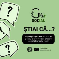 Go Social: Inscrierea in cadrul proiectului s-a incheiat!