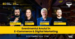 Scott Stratten, Tom Fishburne, Kasim Aslam si Adam Pearce sunt primii speakeri internationali confirmati la GPeC SUMMIT 8 Octombrie