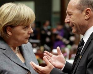 Merkel catre Basescu: Vom avea grija ca recapitalizarea bancilor europene sa nu aiba un impact negativ asupra Romaniei 