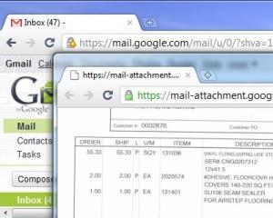 Incepand de saptamana viitoare veti putea vizualiza atasamentele PDF din Gmail direct in browserul Google Chrome