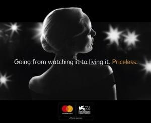 Mastercard devine sponsorul oficial al celei de-a 74-a editii a Festivalului de Film de la Venetia